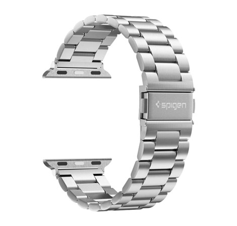 Spigen Modern Fit, remen za Apple pametni sat, sreberni - Apple Watch Ultra (49mm)/8/7 (45mm)/SE 2022/6/SE/5/4 (44mm)/3/2/1 (42mm)