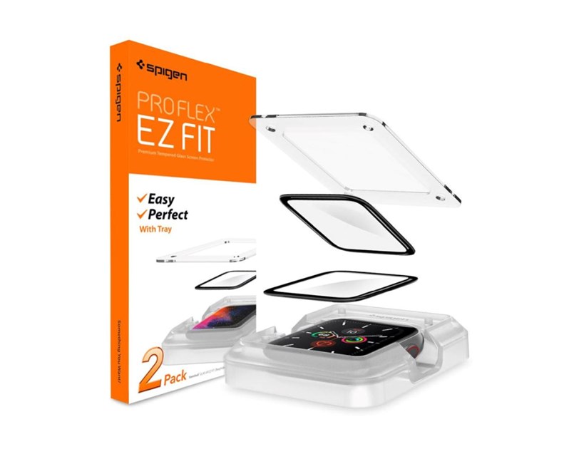 Spigen Pro Flex EZ Fit 2 Pack, zaštitno staklo za Apple pametni sat - Apple Watch SE 2022/6/SE/5/4 (40 mm), (AFL01219)