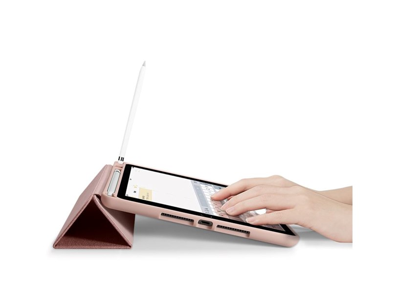 Spigen Urban Fit, zaštitna maska za iPad, roza - iPad 10.2" 2021/2020/2019