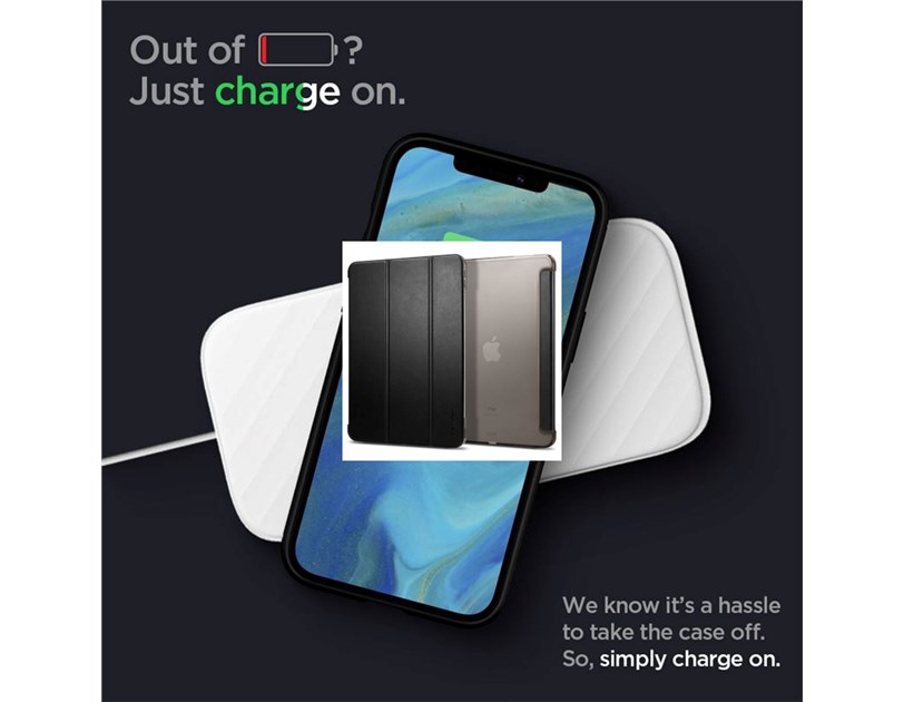 Spigen Smart Fold, zaštitna maska za iPad Air - 10.9" (2022/2020), crna