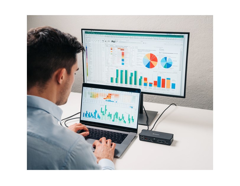 Verbatim CDS-15 portni USB-C Pro Docking Station  2 x HDMI | DP | RJ45 | USB-A 3.1 | 2 x USB-A 3.0 | USB-A 2.0 | 2 x USB-C® 3.1 | SD | microSD | Audio | USB-C PD | USB-C Host