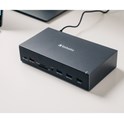 Verbatim CDS-17 portni USB-C Pro Docking Station HDMI do 8K | 2 x HDMI do 4K | 2 x DP | RJ45 | USB-A 3.2 | 2 x USB-A 3.0 | 2 x USB-A 2.0 | USB-C® 3.2 | SD | microSD | Audio | DC napajanje | USB-C Host