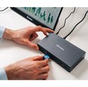 Verbatim CDS-17 portni USB-C Pro Docking Station HDMI do 8K | 2 x HDMI do 4K | 2 x DP | RJ45 | USB-A 3.2 | 2 x USB-A 3.0 | 2 x USB-A 2.0 | USB-C® 3.2 | SD | microSD | Audio | DC napajanje | USB-C Host