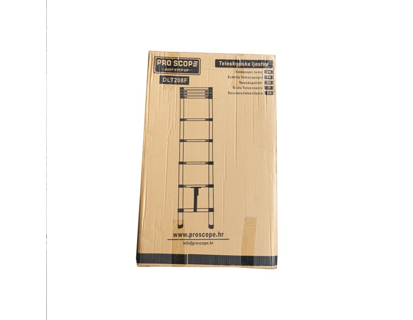 ProScope teleskopske ljestve #DLT208F (9 stepenica / 260 cm) - PRO
