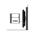 Roline VALUE zidni nosač za TV 43"-90", nosivost do 50kg, Ultra Slim, crni