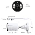 TP-Link VIGI InSight S385 Full color kamera 4K 8MP, Pan/Tilt/Rotation, H.265+, 4mm leća, RJ45, Night Vision, microSD, dvosmjerni audio, detekcija pokreta, vodootporna IP67, VIGI app