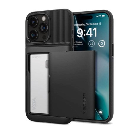 Spigen Slim Armor CS, black - iPhone 15 Pro Max (ACS06589)