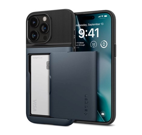 Spigen Slim Armor CS, metal slate - iPhone 15 Pro (ACS06730)