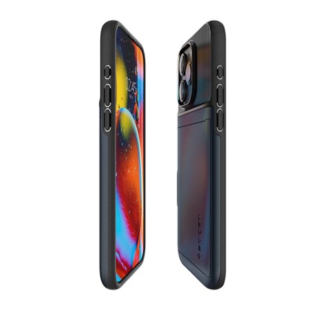 Spigen Slim Armor CS, metal slate - iPhone 15 Pro (ACS06730)