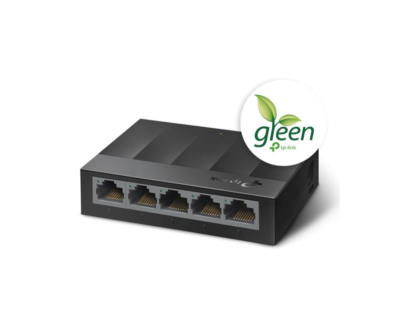 TP Link 5-port Gigabit Desktop preklopnik (Switch), 802.3X Flow Control, vanjsko napajanje