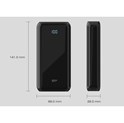 Silicon Power punjač Powerbank QS28, 20000mAh, 18W, 2×USB-A (QC3.0)/1×USB-C (PD)/Micro USB, crni