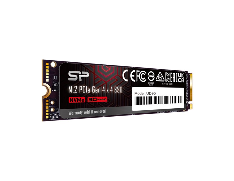 Silicon Power UD90 500GB SSD M.2 2280 PCIe NVMe Gen4x4, SLC cache+HMB