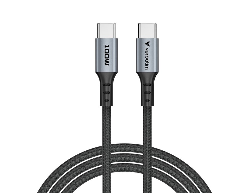 Verbatim Sync & Charge kabel USB-C na USB-C 100W, 120 cm