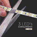 LED traka 5m, SMD 2835, 60LED/m, 17W, 12V, 3000K, IP20