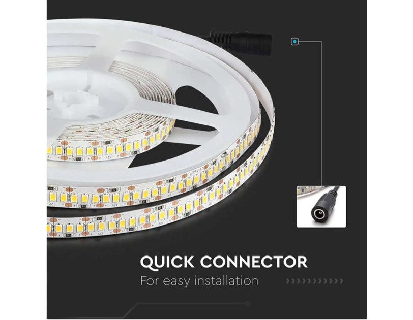 LED traka 5m, SMD 2835, 60LED/m, 17W, 12V, 3000K, IP20