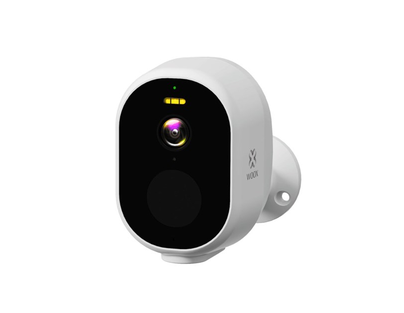 WOOX WiFi Smart vanjska kamera + solarni panel za punjenje, Full HD 1080P, microSD, baterija 5200mAh, IP65 vodootporna, Alexa & Google Assistant, WooxHome app (R4252-w)