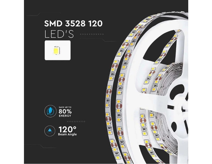 LED traka 5m, SMD 5050, 30LED/m, 4,8W, 12V, 6000K, IP65