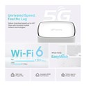 TP-Link 5G AX1800 bežični usmjerivač (Dual-Band Gigabit Router) 574Mbps/1201Mbps (2.4GHz/5GHz), 1×G-WAN, 2×G-LAN, 10 antena