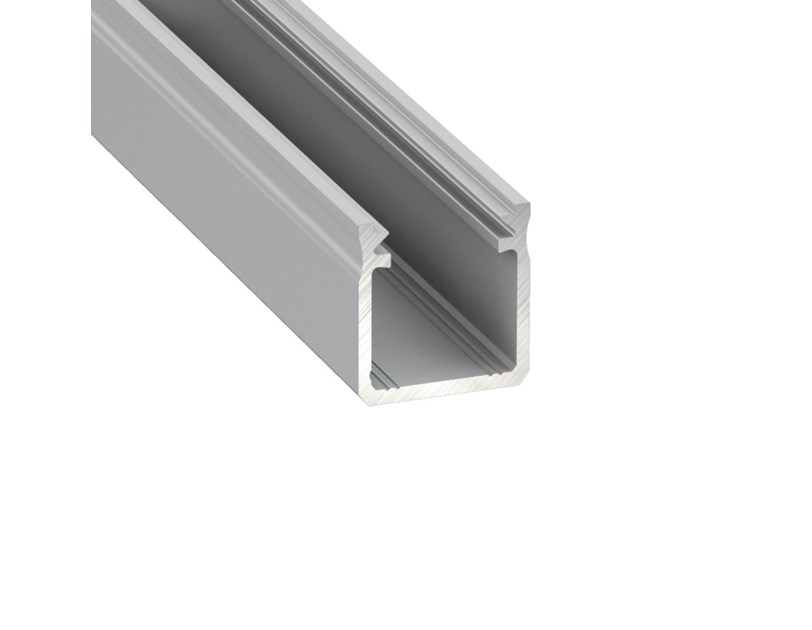 EcoVision HOME line ALU profil nadgradni, duboki, 3m, bez pokrova ( 16x12 mm )