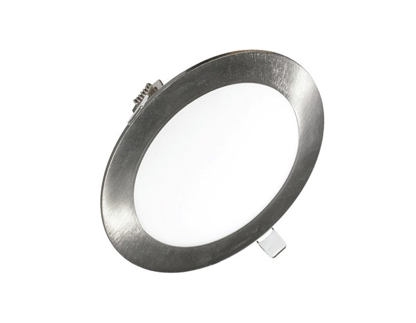 LED plafonijera 18W, 90-100lm/W, 4000K, IP20, inox