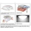 EcoVision LED modul 10W, 220V AC, 810lm, 3000K, fi 110mm