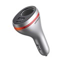 UGREEN auto punjač 84W, USB-C, USB-A, PD, QC 4.0, srebrni