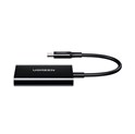 UGREEN čitač memorijskih kartica, TF/SD/MicroSD kartice, USB-C, 15cm, crni