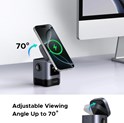 UGREEN Robot Uno bežićni kućni punjač, 15W, sivi