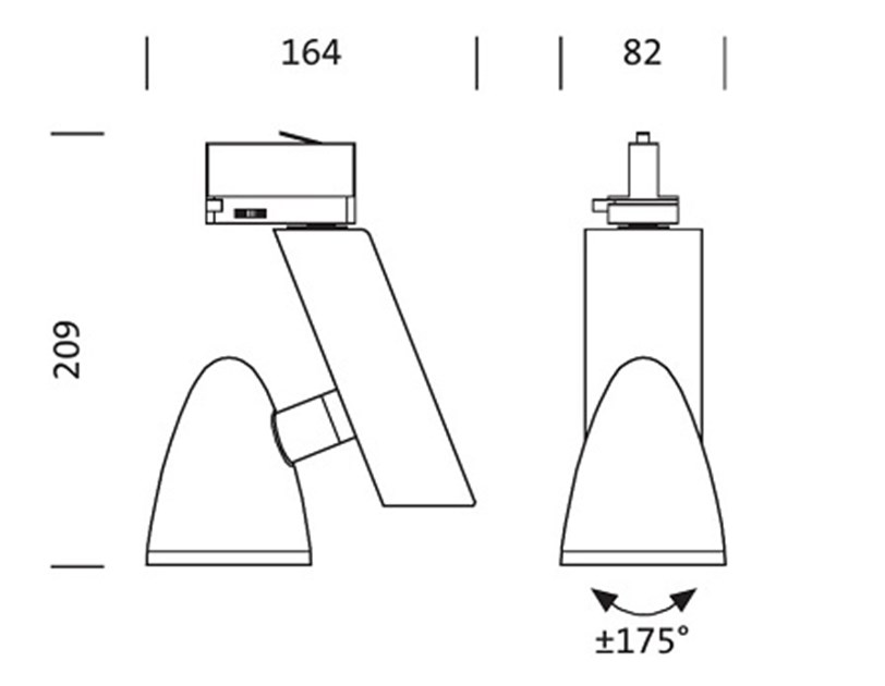Osram Punctoled Track 32W, 2900lm, 4000K, crni