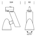Osram Punctoled Track 32W, 2900lm, 4000K, crni