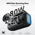 Anker Soundcore BOOM 2 prijenosni BT5.3 zvučnik, 80W, IPX7, 24h reprodukcije, crni (A3138011)