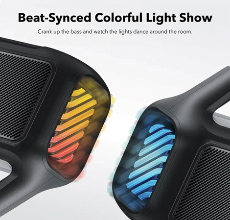 Anker Soundcore BOOM 2 prijenosni BT5.3 zvučnik, 80W, IPX7, 24h reprodukcije, crni (A3138011)