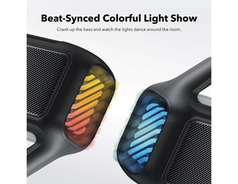 Anker Soundcore BOOM 2 prijenosni BT5.3 zvučnik, 80W, IPX7, 24h reprodukcije, crni (A3138011)