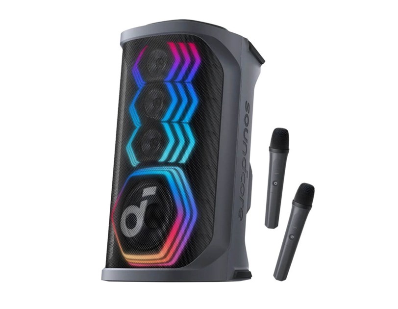 Anker Soundcore Rave 3 AI Karaoke portable Bluetooth speaker, 160W, IPX4, 12h playback, black (A31A3011)