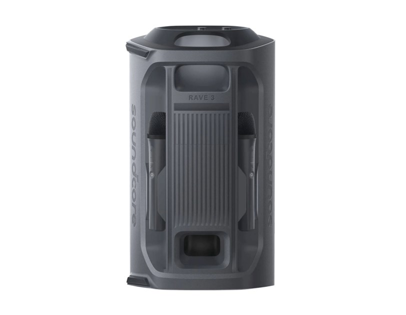 Anker Soundcore Rave 3 AI Karaoke portable Bluetooth speaker, 160W, IPX4, 12h playback, black (A31A3011)