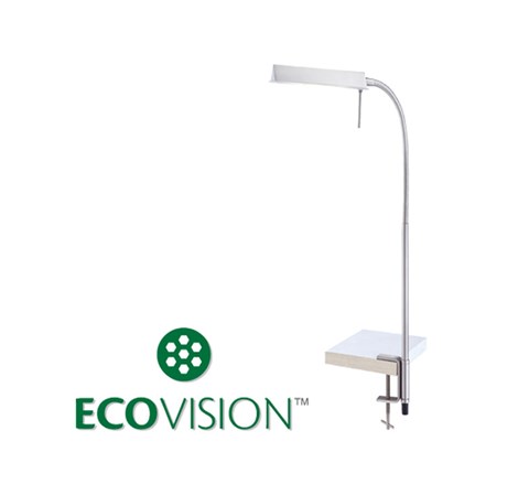 EcoVision LED stolna svjetiljka 7W, 3000K - topla bijela, podesiva, dekorativno mliječno staklo