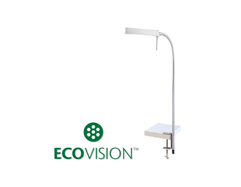 EcoVision LED stolna svjetiljka 7W, 3000K - topla bijela, podesiva, dekorativno mliječno staklo