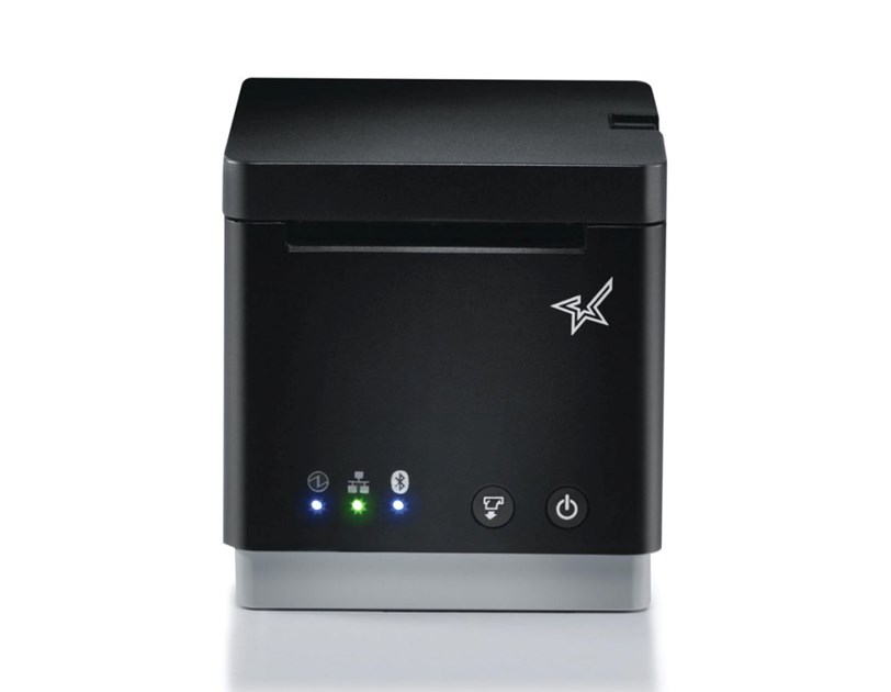 Star mC-Print2 POS pisač, 8 dots/mm (203 dpi) + rezač, USB/BT/LAN, crni