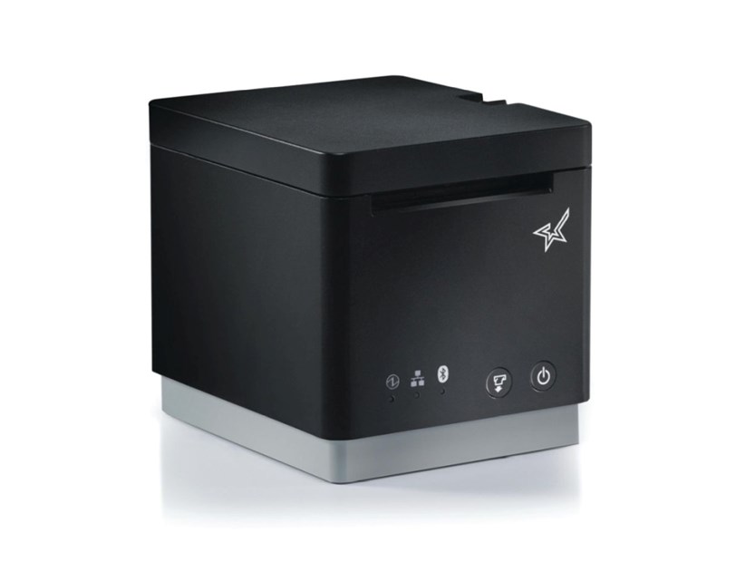 Star mC-Print2 POS pisač, 8 dots/mm (203 dpi) + rezač, USB/BT/LAN, crni