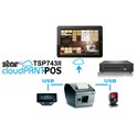 Star TSP743UII-24 (+PS), 8 dots/mm (203 dpi), rezač, USB, crni