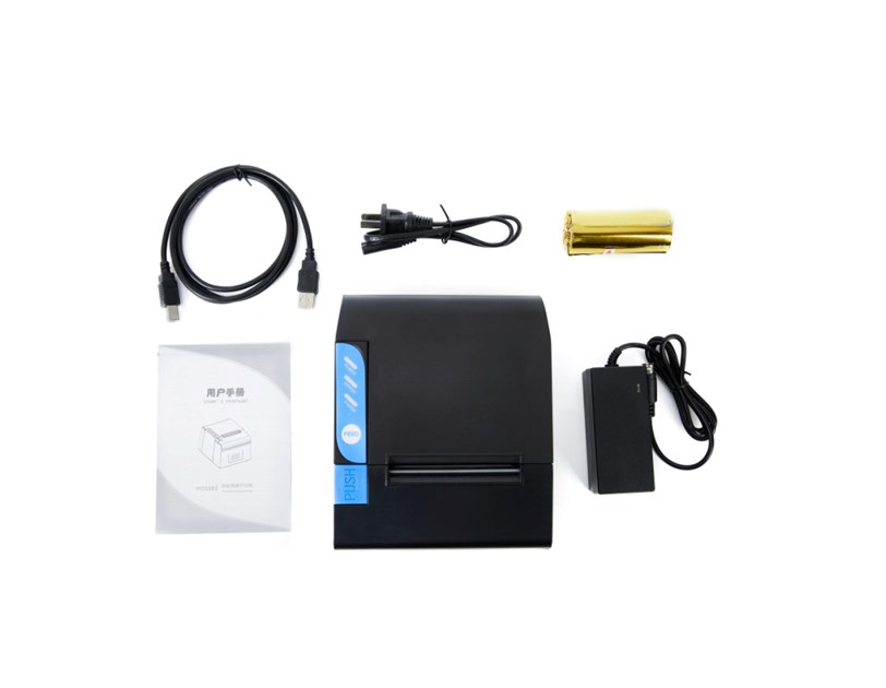 SPRT SP-POS893UEd POS pisač, 220mm/s, rezač, USB/LAN, crni