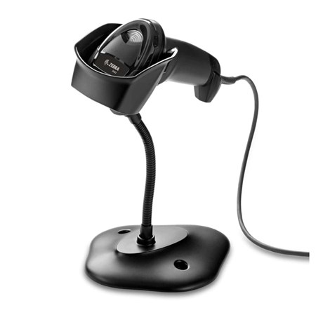 Zebra DS2208 2D LED barcode čitač + stalak, USB, crni