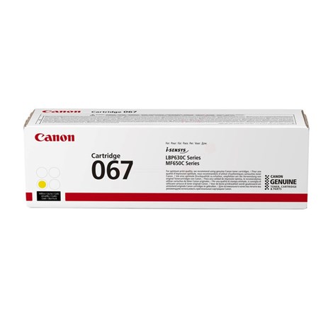 Canon toner CRG-067Y žuti 5099C002 (1250 stranica)