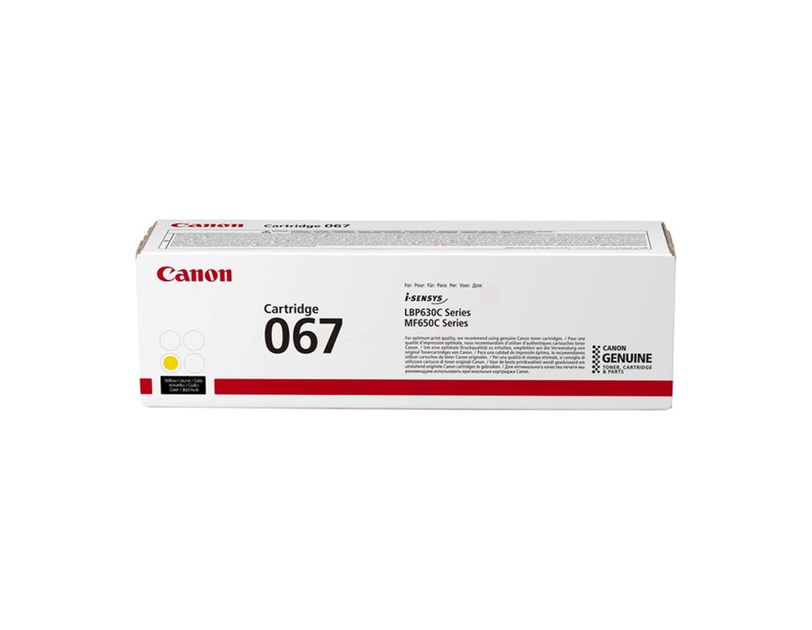 Canon toner CRG-067Y žuti 5099C002 (1250 stranica)