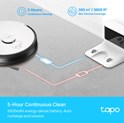 TP-Link Tapo RV30 robotski usisivač i perač, LiDAR+Gyro Navigation, 5000 mAh, 400ml Dustbin, 300ml Water Tank, WiFi/Bluetooth, Home/Alexa, Tapo APP