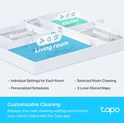 TP-Link Tapo RV30 robotski usisivač i perač, LiDAR+Gyro Navigation, 5000 mAh, 400ml Dustbin, 300ml Water Tank, WiFi/Bluetooth, Home/Alexa, Tapo APP
