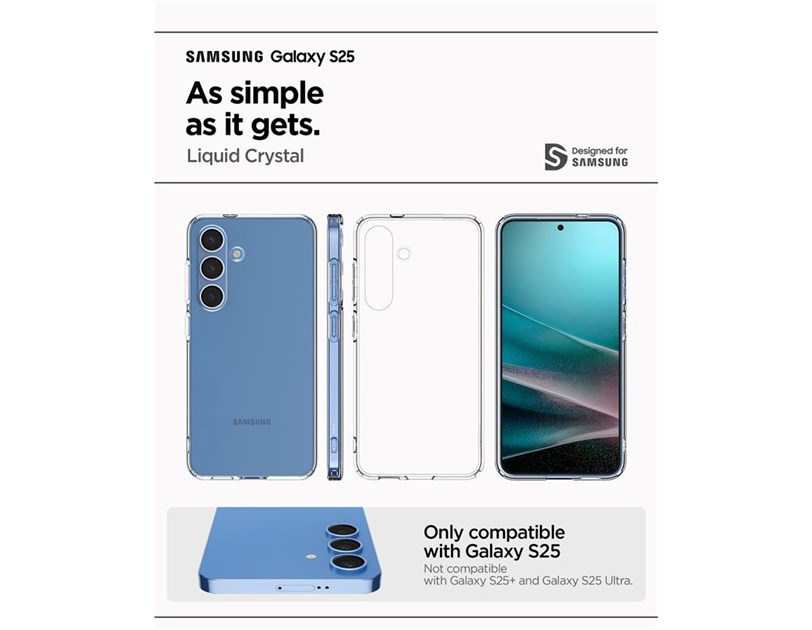 Spigen Liquid Crystal, crystal clear - Samsung Galaxy S25 (ACS08995)