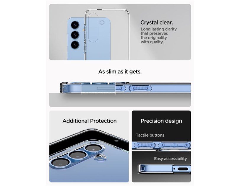 Spigen Liquid Crystal, crystal clear - Samsung Galaxy S25 (ACS08995)