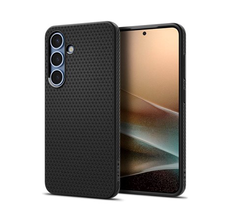 Spigen Liquid Air, matte black - Samsung Galaxy S25+ (ACS08979)