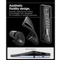 Spigen Liquid Air, matte black - Samsung Galaxy S25+ (ACS08979)